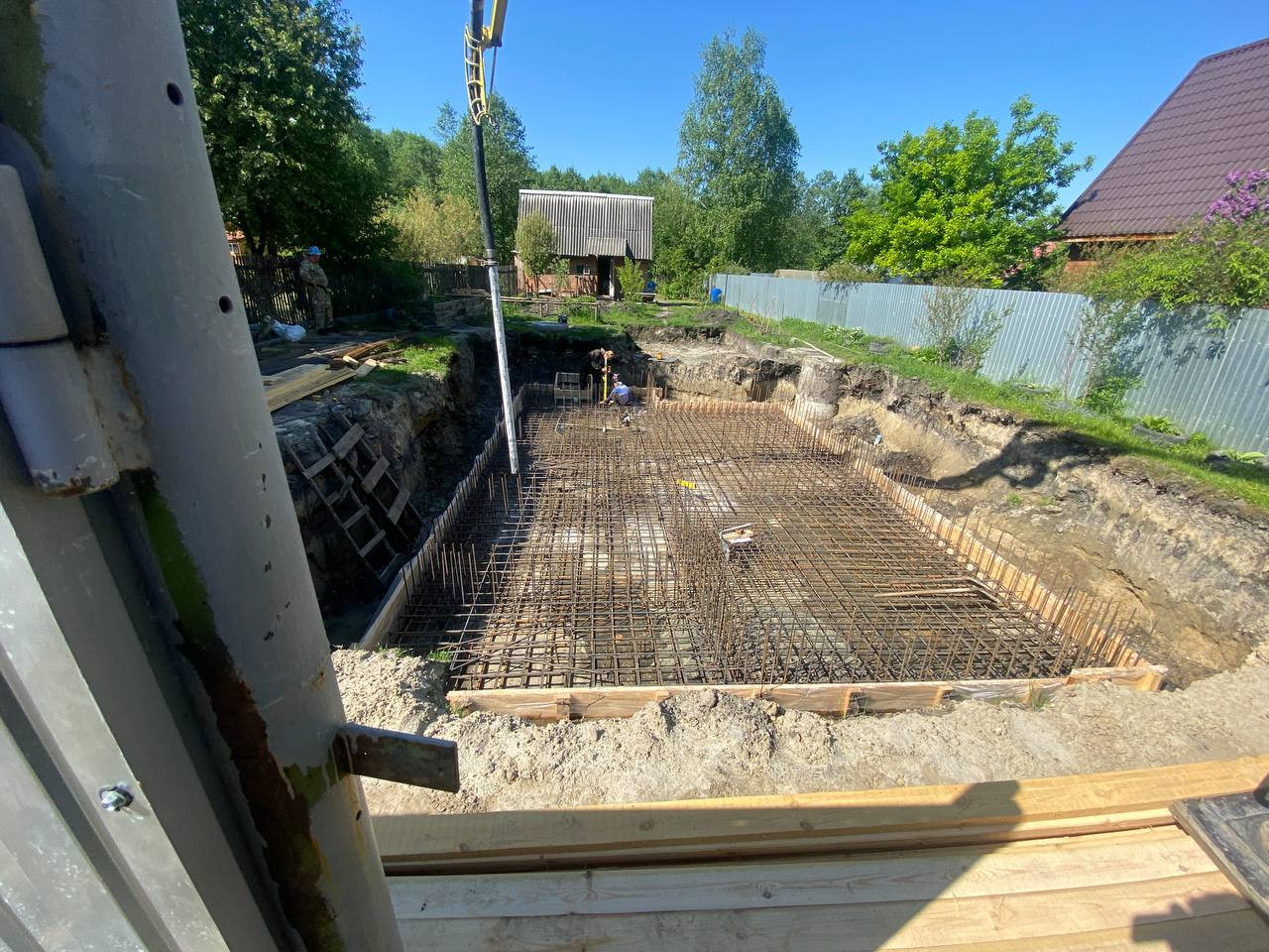 Заливка монолитного фундамента, фото 1